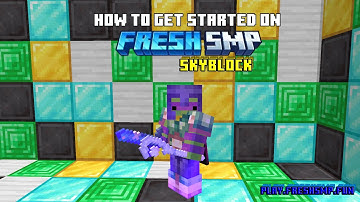 How To Get Started on The Fresh SMP | Episode 1 #freshsmp