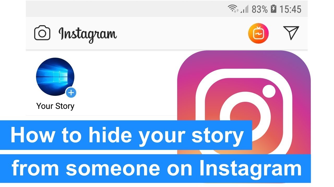 How to hide your story from someone on Instagram on Android (step by ...