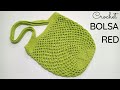 Bolsa de compras a crochet en punto red