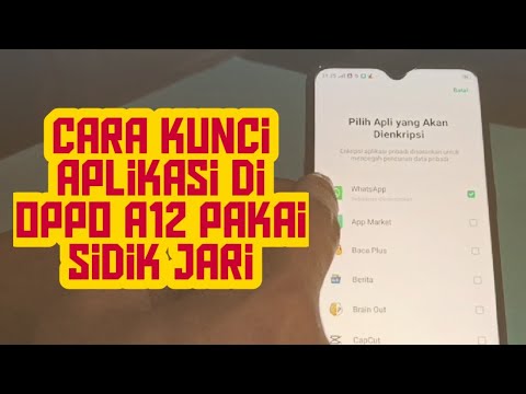 Cara Mengunci Aplikasi di Hp Oppo A12 dengan Sidik Jari