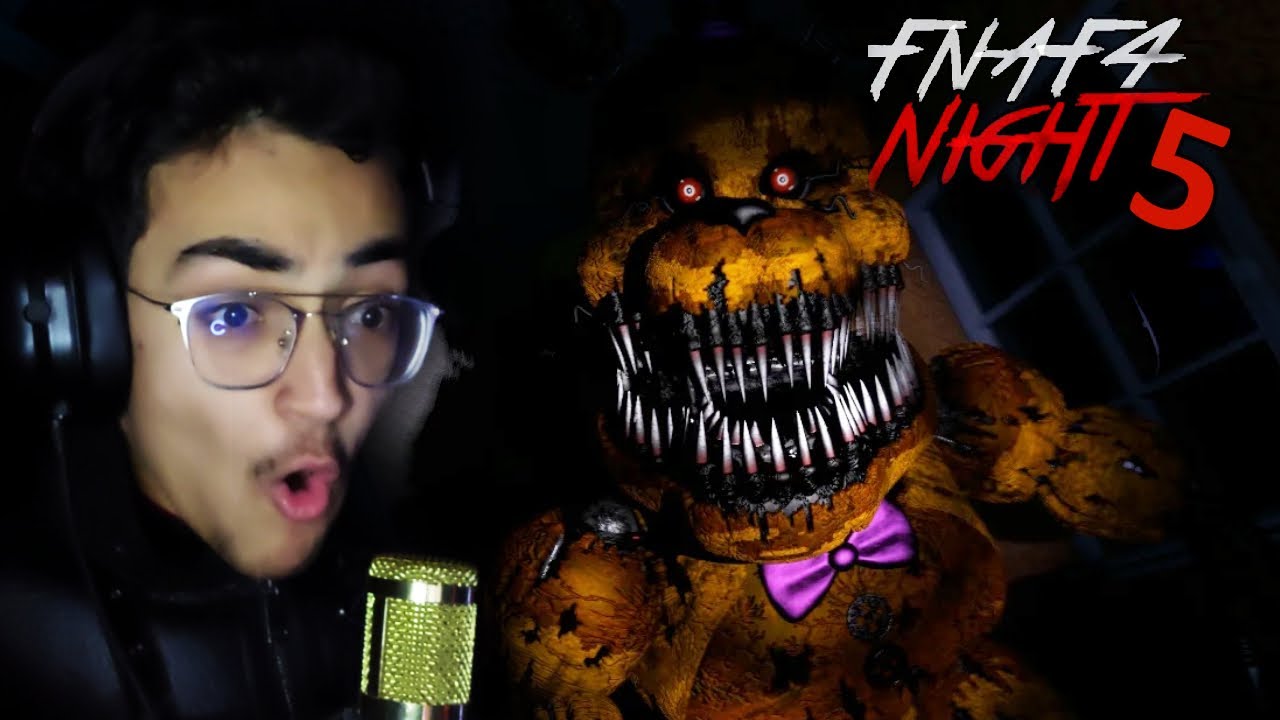 CLOSE THE DOOR!!! [FIVE NIGHT AT FREDDY 4] NIGHT 5 YouTube