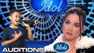 Katty Perry cried listening to this child's voice|AUDITIONS|Americas idol 2024