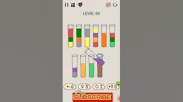 #shorts #shortvideo playing game sortpuz water sort puzzle level 60  #games #gameplay #playinggames