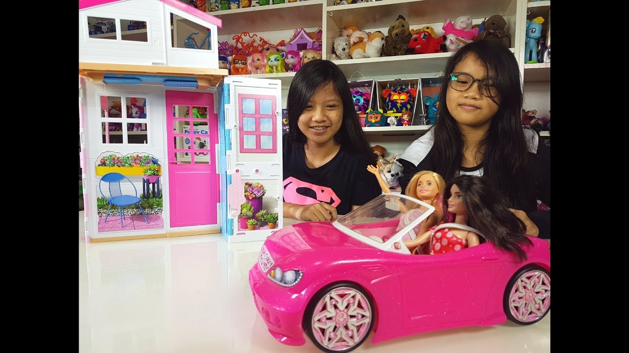 barbie car house