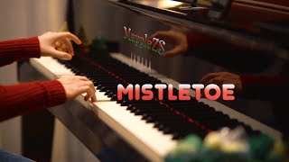 Video thumbnail of "圣诞快乐Justin Bieber「Mistletoe（槲寄生）」-MappleZS钢琴演奏"