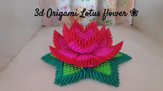 Career Overview How to make 3d origami Lotus Flower / 3d origami lotus