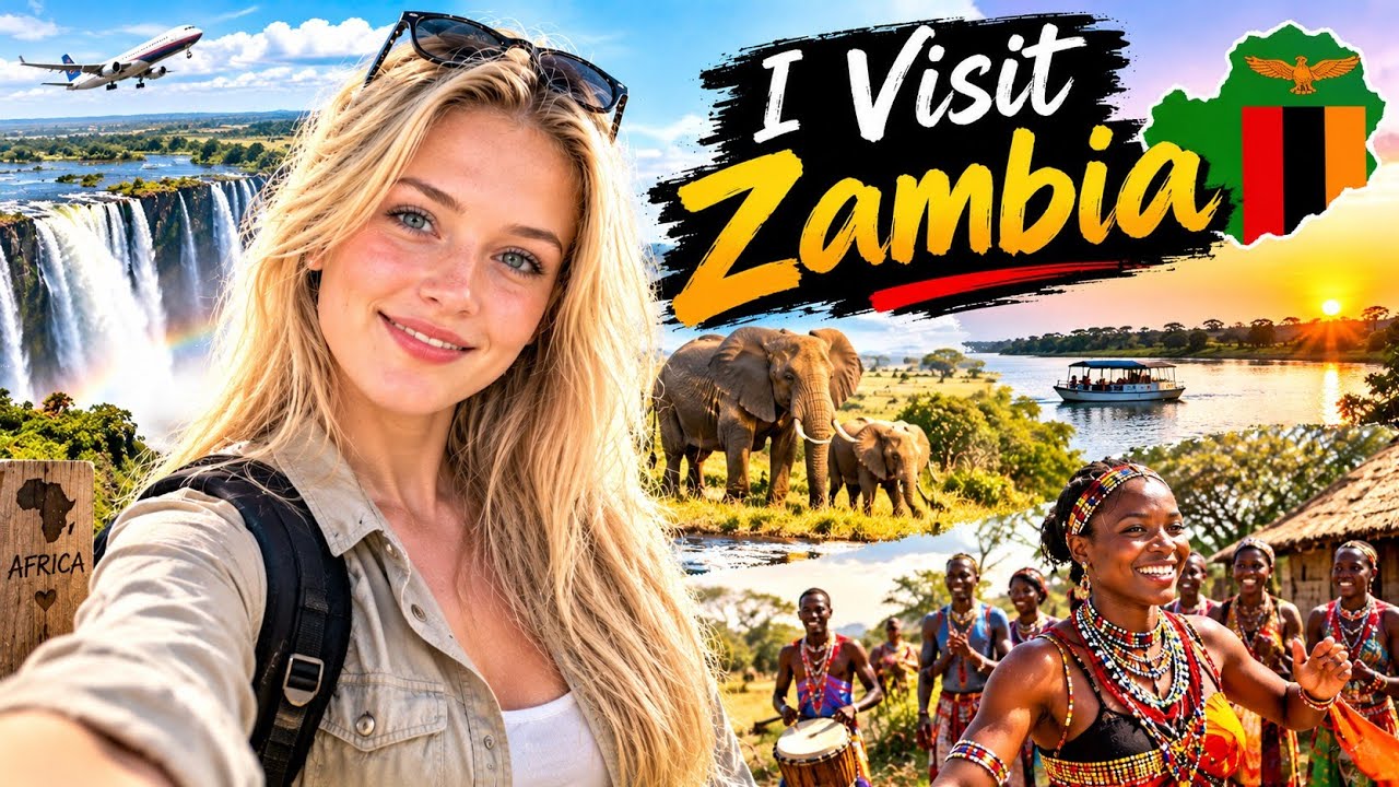 Still from Explore Zambia country | Food, Culture, market and waterfalls