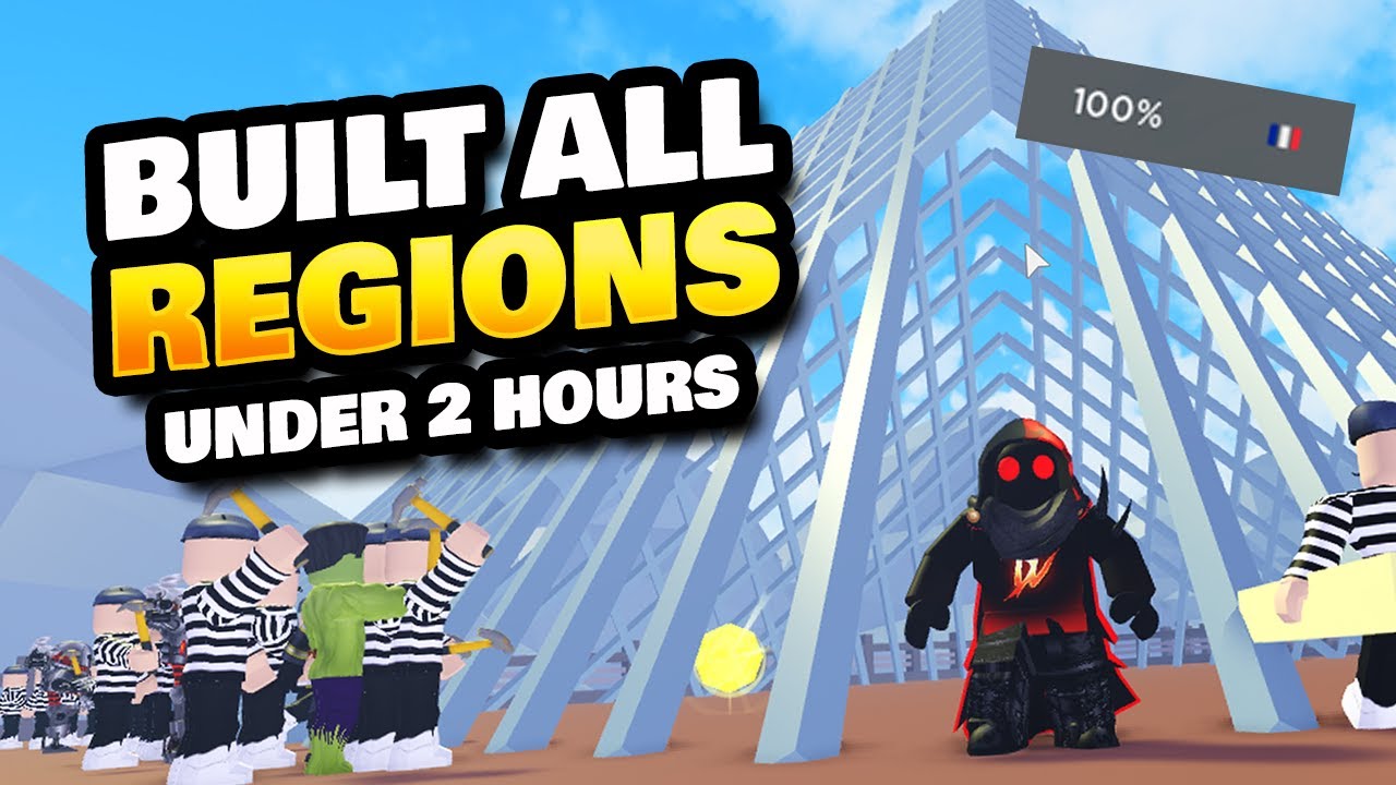 Completed All Regions in Building Architect Roblox in Under 2 Hours