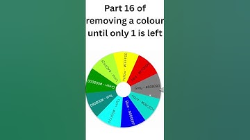 Removing the colour the wheel lands on until 1 winner is left. Part 16