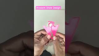 Blossom Snow Design #trending #viral #shorts #diy #youtube #craftyhome #paper