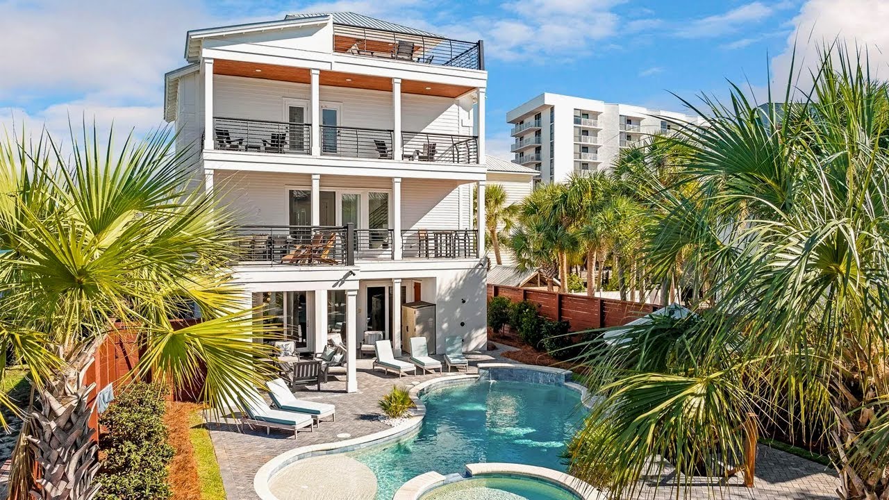 Miramar Beach Florida House Tour - Modern Coastal Charm Just Off Scenic 98