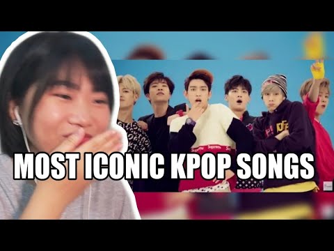 MOST ICONIC KPOP SONGS (that everyone should know) REACTION - YouTube