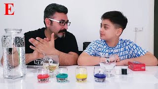 Emir and Daddy Fun EXPERIMENT 🤯😂 Emir eğlenceli Tiktok videoları.