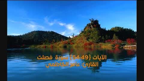 سورة فصلت - لا يسأم الإنسان من دعاء الخير وإن مسه الشر فيؤوس قنوط