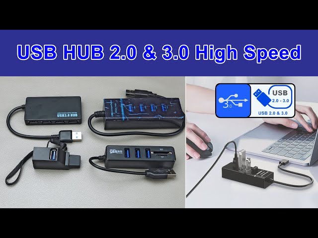 #182: Bộ Chia USB Hub Combo Đa Năng USB 2.0 USB 3.0 Tốc Độ Cao / High Speed Hub USB