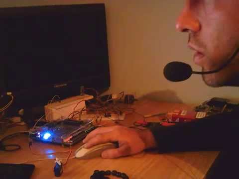 DE1 FPGA Servo motor controller using Voice Commands