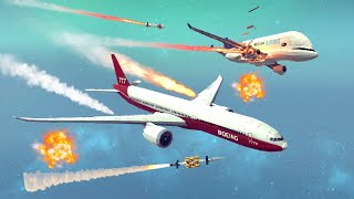 Airplane Crashes & Shootdowns #2 | Besiege