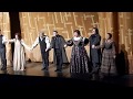 Curtain Call after rehearsal in Luisa Miller.Sonya Yoncheva, Piotr Beczała, Plácido Domingo 3.26.18