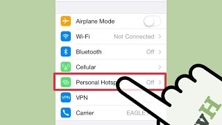 How to make hotspot any iphone.....