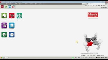 Product Wise Stock Method in Miracle Accounting Software 1080p