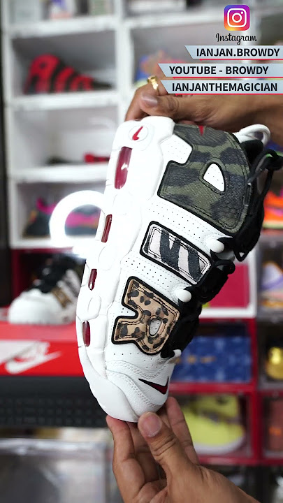 Nike Air More Uptempo '96 White, Red, Summit & Dark Beetroot