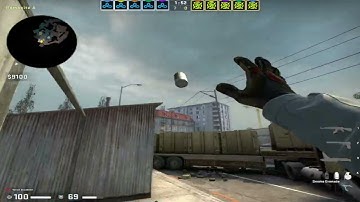 CSGO POV Cloud9 nafany (32/10) vs NIP (overpass) @ IEM Dallas 2022