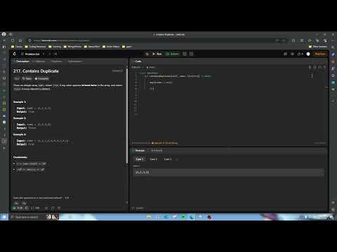 Leetcode #217 Contains Duplicate Explanation & Solution