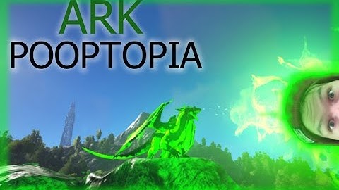 DRAGON AND T-REX BATTLE [ARK:Survival Evolved Modded-PoopTopia Server] S-1 EP-3
