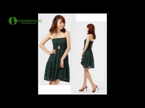 Đầm dự tiệc cúp ngực giá rẻ dáng xòe - Đầm đẹp