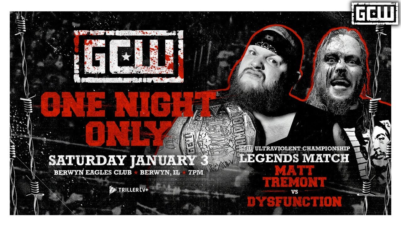 GCW - Мэтт Тремонт (чемпион) против Дисфункшена | ВИДЕО | 