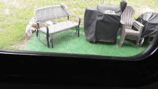 How to Remove and Put Back Window Screen In RV Trailer