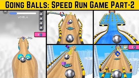 Going Balls : 5x Speed Run Mobile Gameplay Walkthrough Android, iOS Ball Run (Level 16-20)