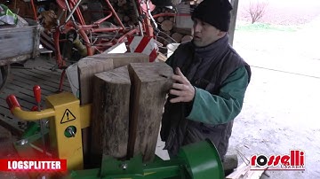 Log splitter real power 6 ton - Eco 96 T - Rosselli Snc