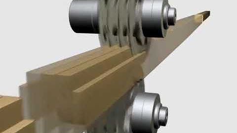 Eurosaw F double arbor circular saw with profiling features