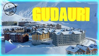 GUDAURI ski resort review by ski resort video 4k