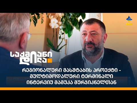 რეგიონალური მასშტაბის პროექტი - მულტიმოდალური ტერმინალი - ინტერვიუ მამუკა მურჯიკნელთან