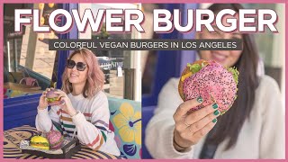 We Tried the Most Colorful Vegan Burgers at Flower Burger in Los Angeles
