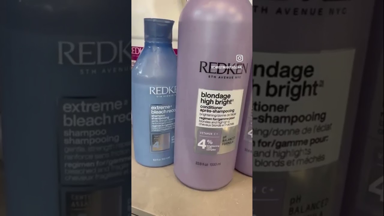 Platinum Card ❄️ Full highlights to a baby platinum blond 💫 @redken