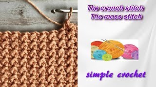 The Crunch Sch The Even Moss Sch Tutorial - غرزه الكرانش February Cal 2020 Square 9