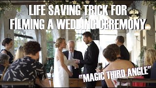 Filming a Wedding Ceremony - Wedding Videography Tips