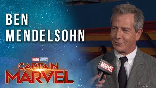 Ben Mendelsohn On Being The Villain Captain Marvel Red Carpet Live Premiere