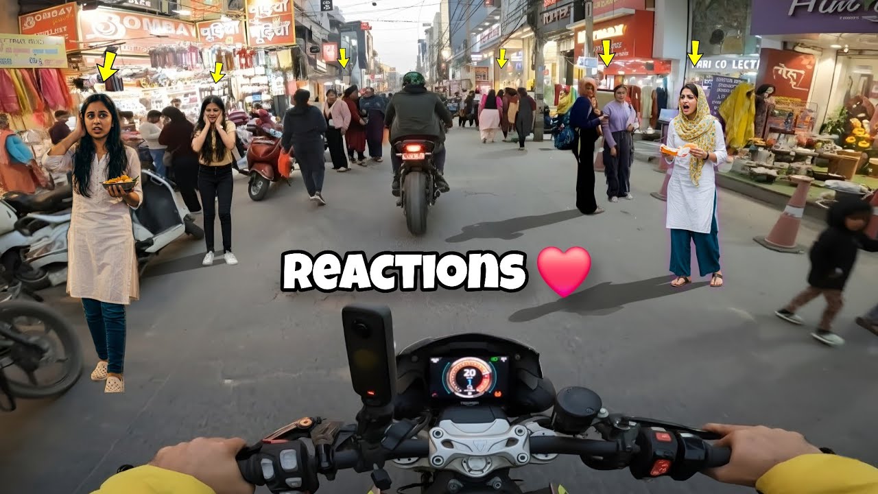 Took Loud 1200 CC Monster In Market🔥 Crazy Reactions 