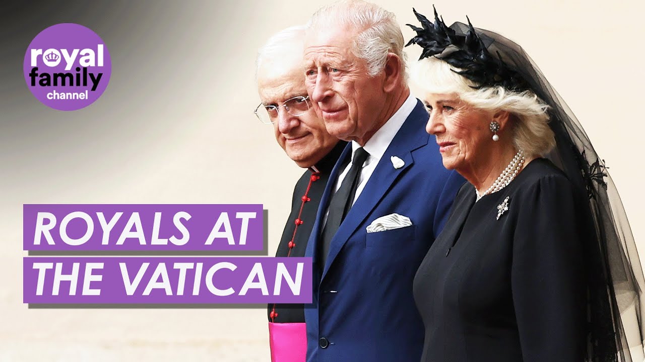 King Charles and Queen Camilla Arrive at the Vatican