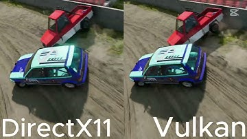 Beam ng DirectX 11 vs VULKAN game rendering