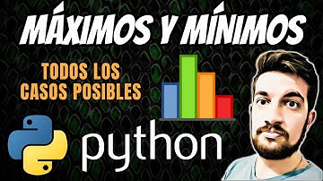 MÁXIMOS 📈 y MÍNIMOS 📉 en Python 🐍