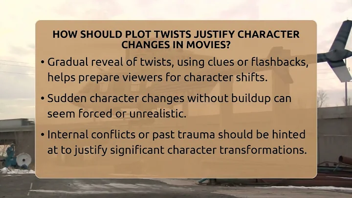How Should Plot Twists Justify Character Changes In Movies? - The Action Reel