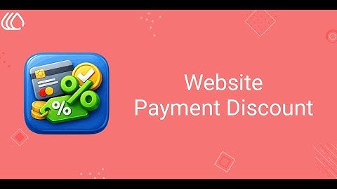 Odoo Website Payment Discount || INKERP