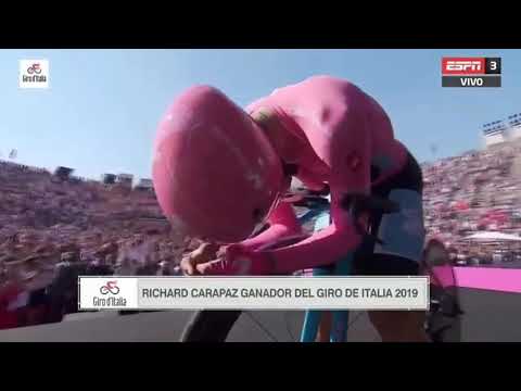 Video: Giro d'Italia 2019: Richard Carapaz osvaja istorijsku Maglia Rosa nakon 21. etape u Veroni