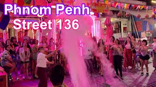 Cambodia Nightlife Street 136: Happy Khmer New Year - April 2024 [4K]