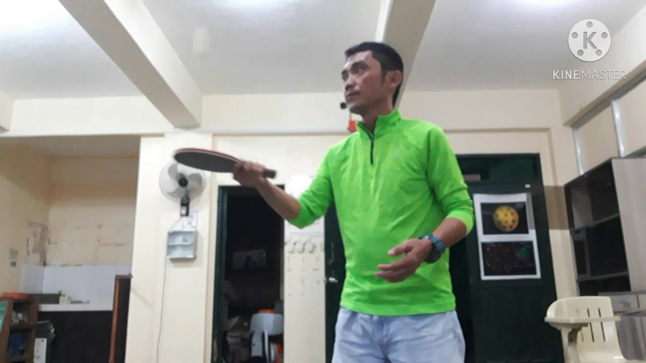 3 table tennis lead up activity ball bouncing control forehand YouTube